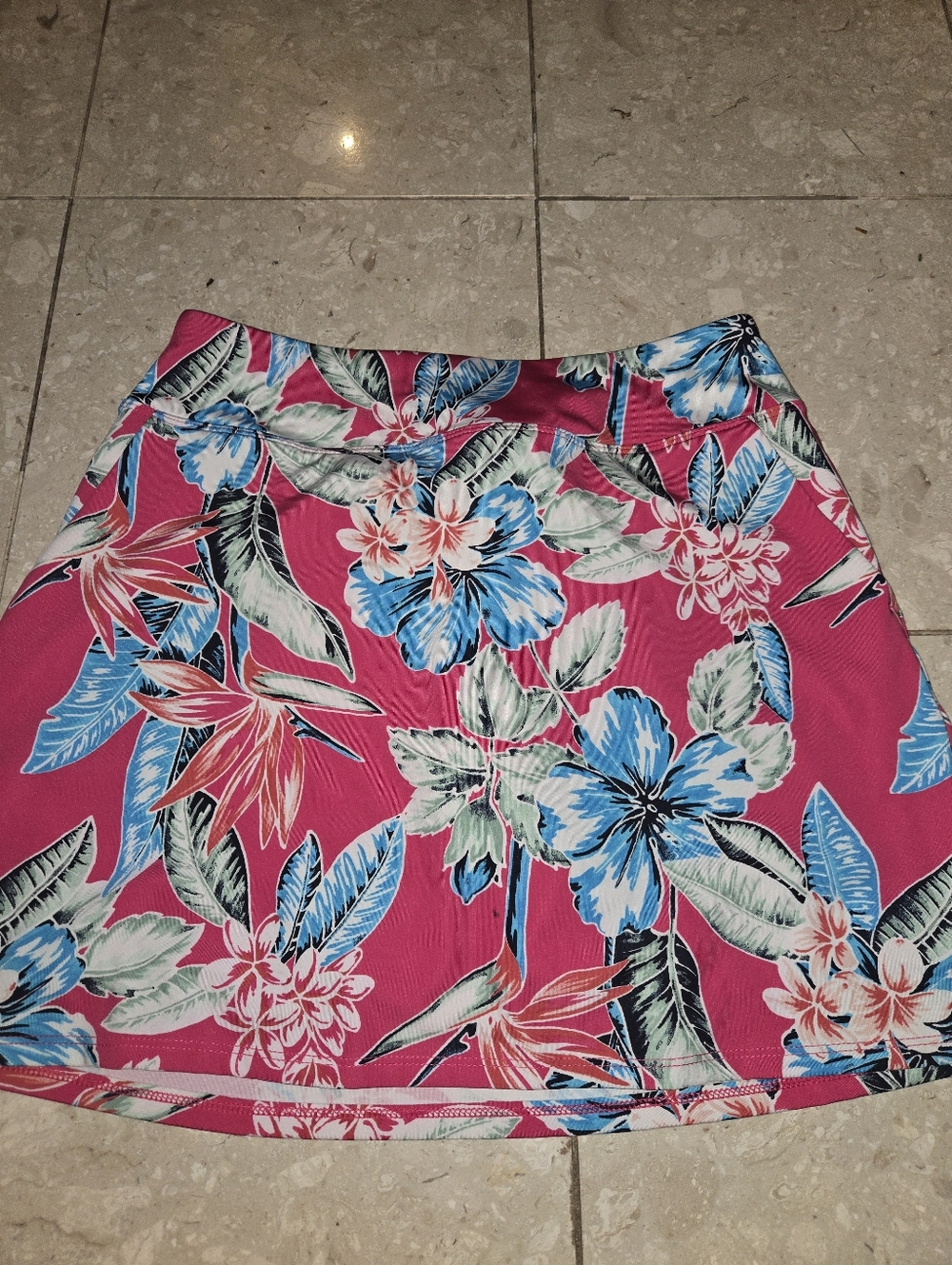 Tommy Bahama Golf Skirt Skort - Floral Pink, Blue Flowers - Small